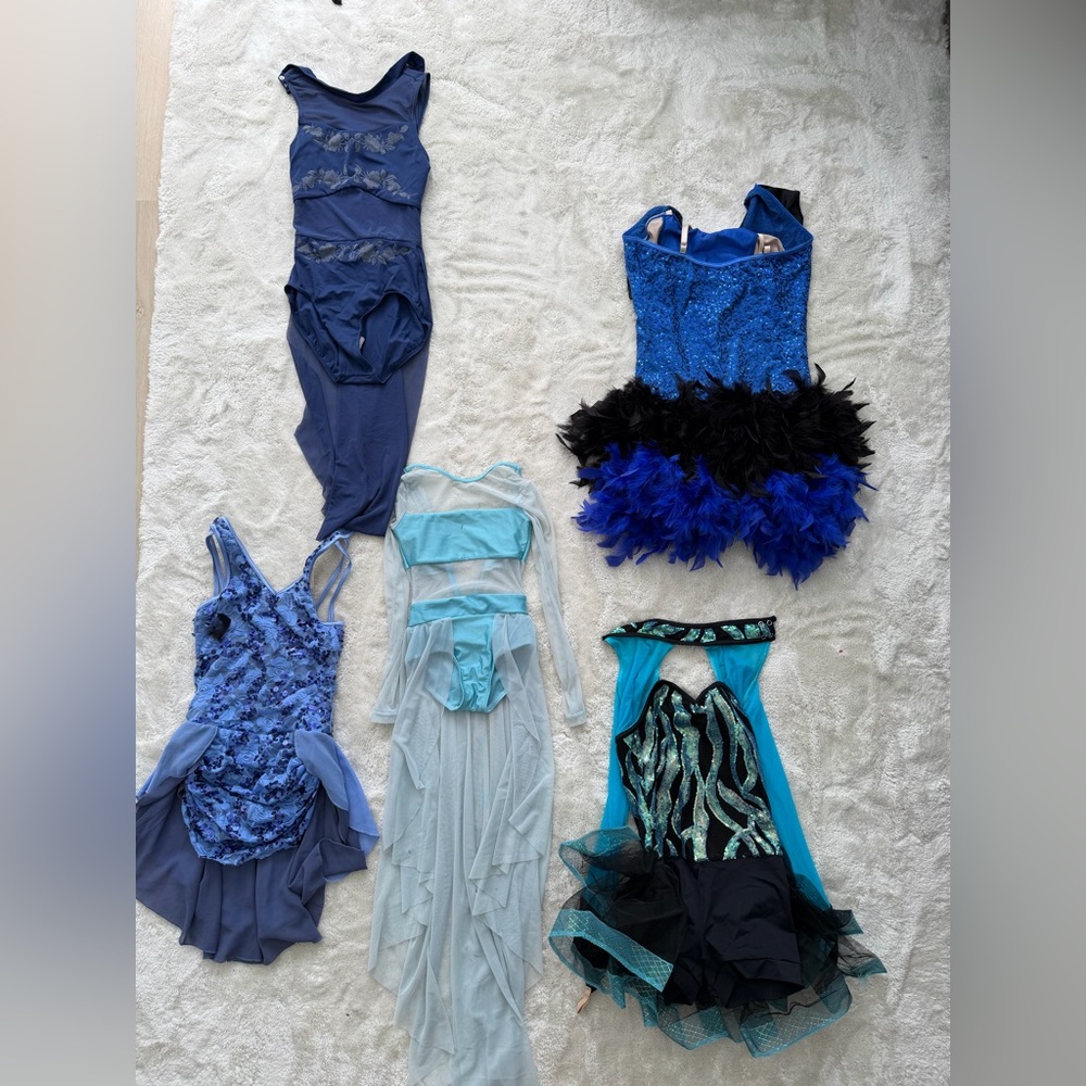 Bulk Lot 45 Weissman & Balera Dance Costumes for Kids & Adults – Mixed Sizes